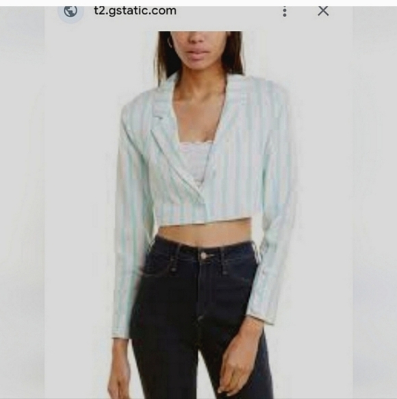 🍂🍁Forever 21 crop jacket 2x cute spring/ summer - Picture 1 of 5